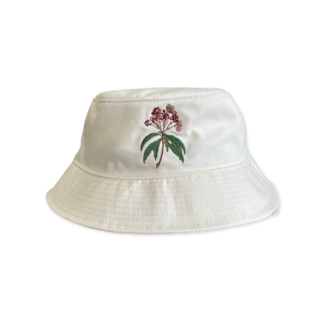 Flower Bucket Hat - Off White