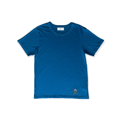 Flower Tee - French Blue